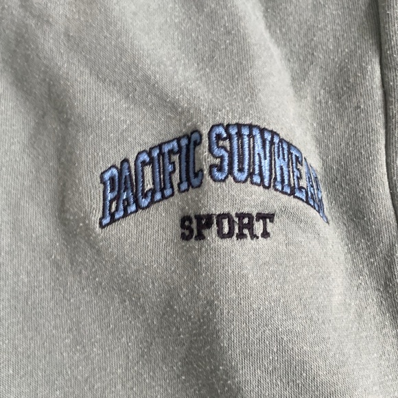 PACSUN GREEN COZY SWEATPANTS SIZE XS *SMALL STAIN* - Picture 2 of 4